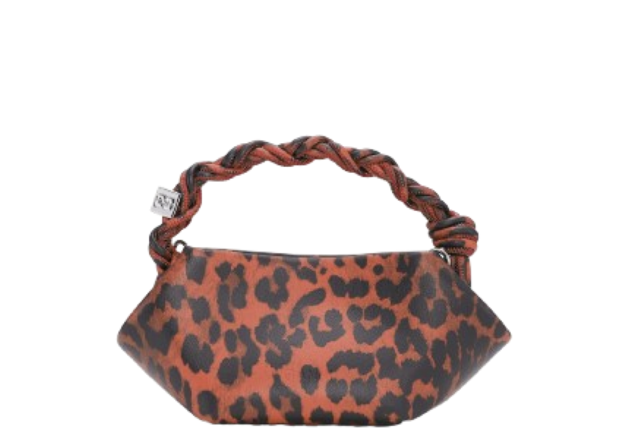 Ganni Mini Bou Bag Red Leopard - photo 2