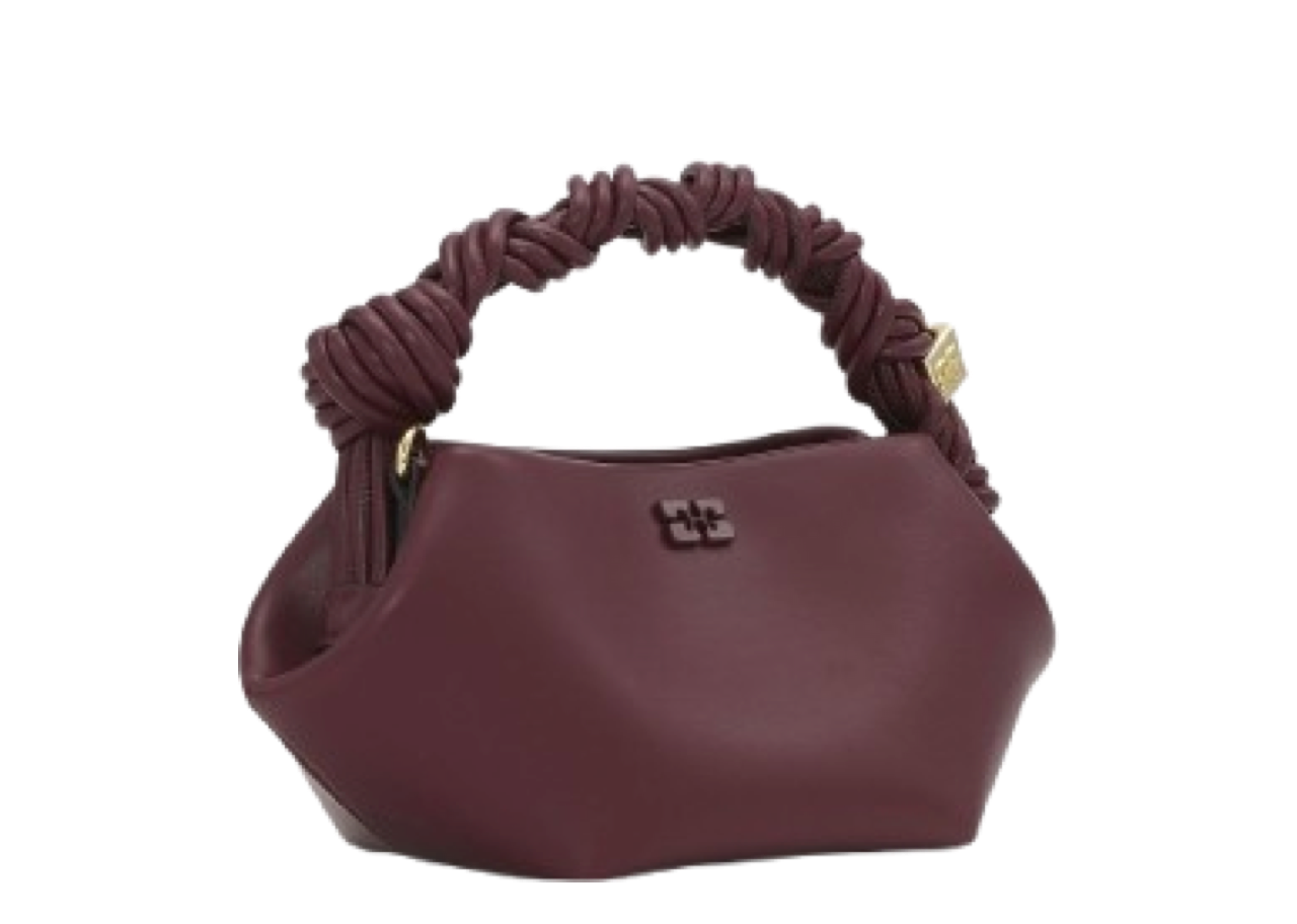 Ganni Mini Bou Bag Burgundy - photo 2