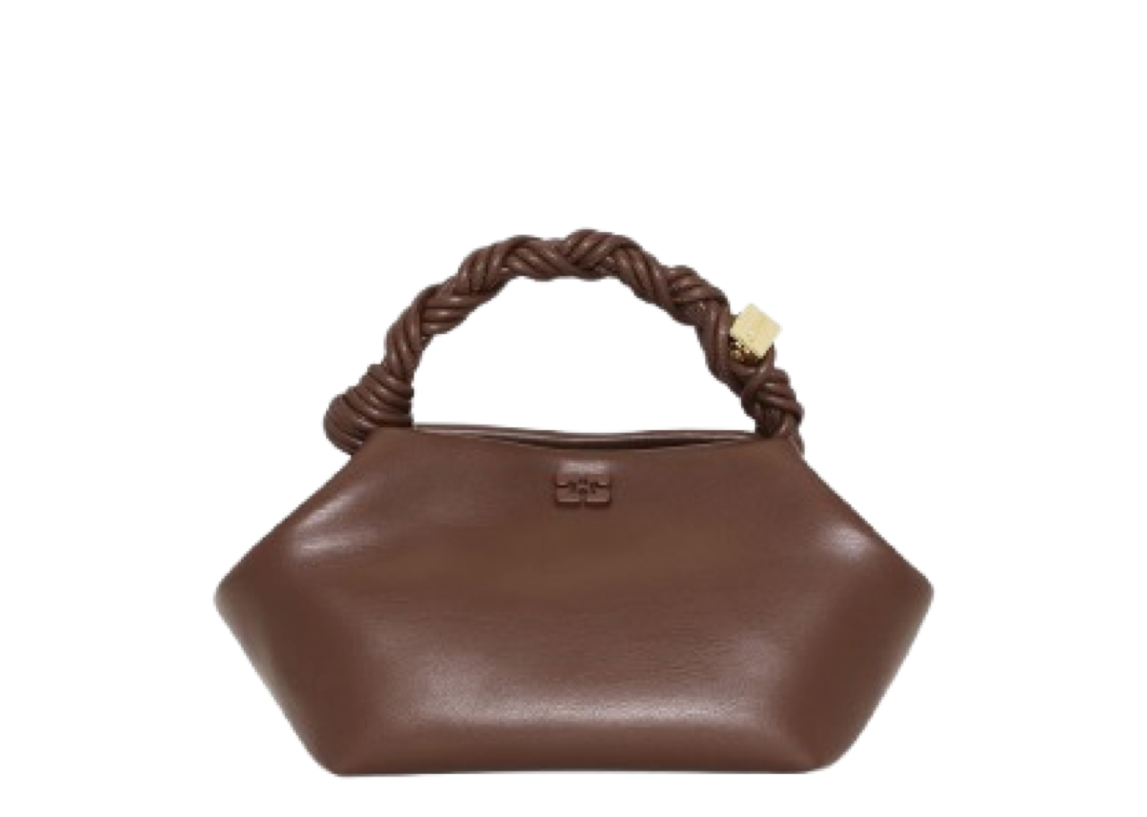 Ganni Small Bou Bag Brown