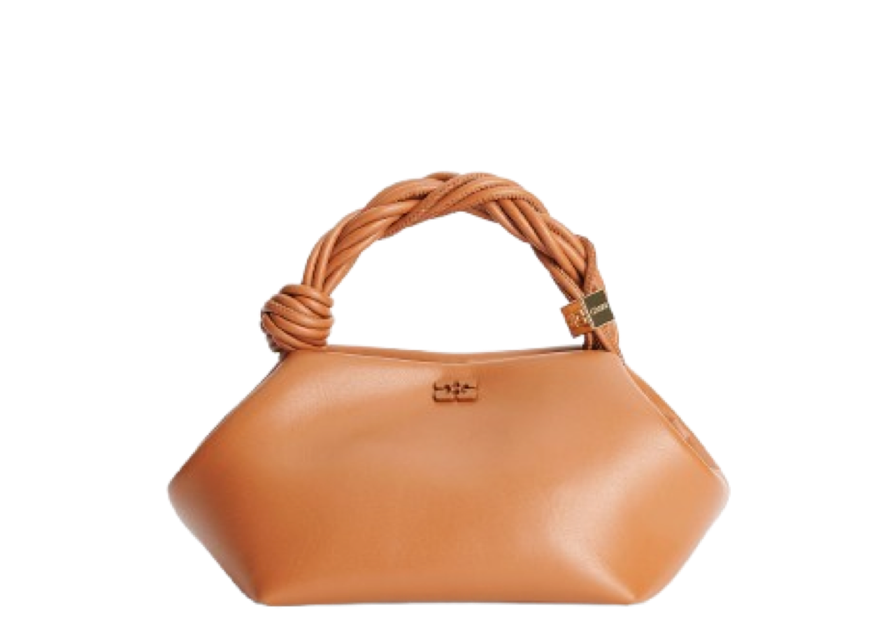 Ganni Small Bou Bag Caramel Cafe