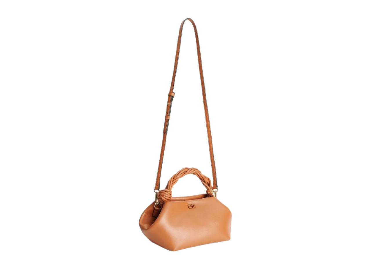 Ganni Small Bou Bag Caramel Cafe - photo 3