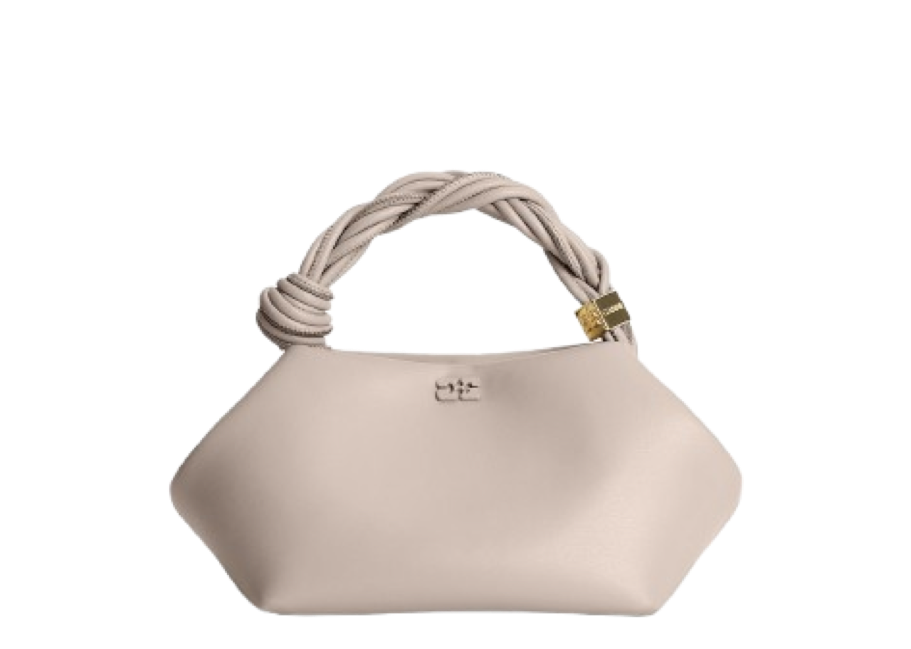 Ganni Small Bou Bag Oyster Grey