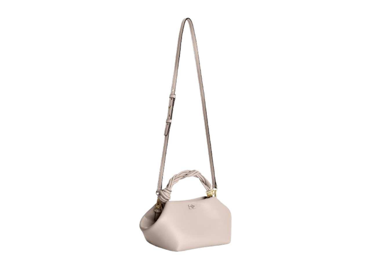 Ganni Small Bou Bag Oyster Grey - photo 3