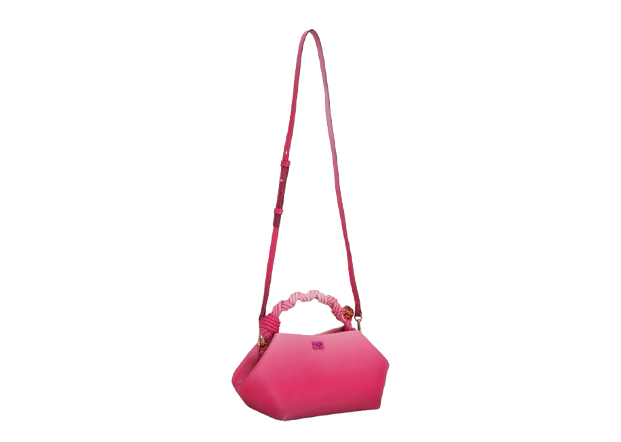 Ganni Small Bou Bag Hot Pink - photo 3
