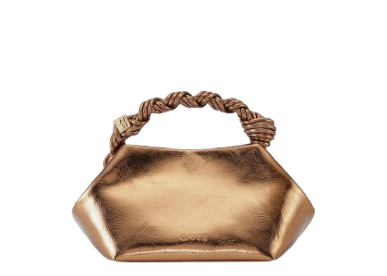 Ganni Small Bou Bag Bronze Metallic - photo 2