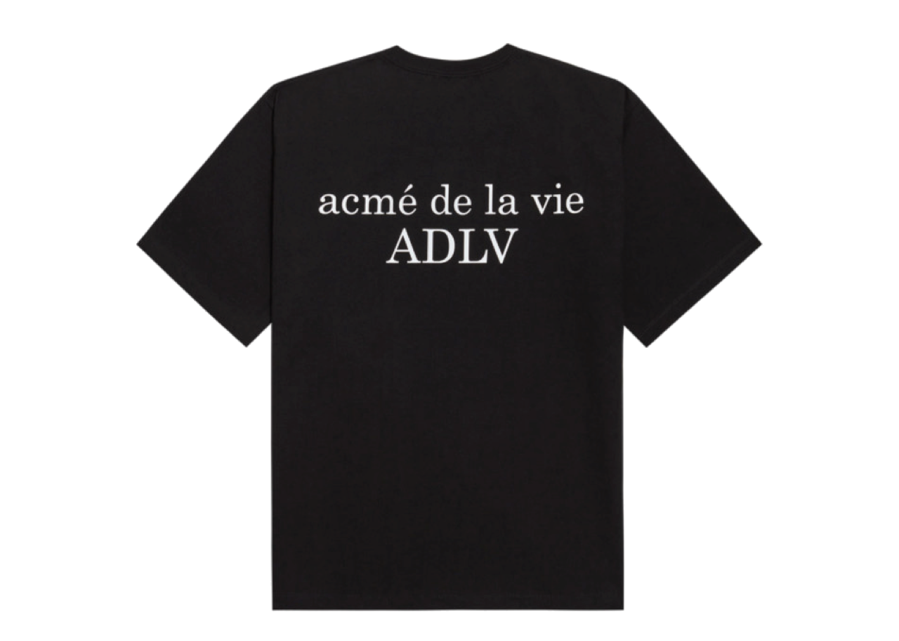 Acme De La Vie Baby Face Short Sleeve T-Shirt Black Rabbit - photo 2
