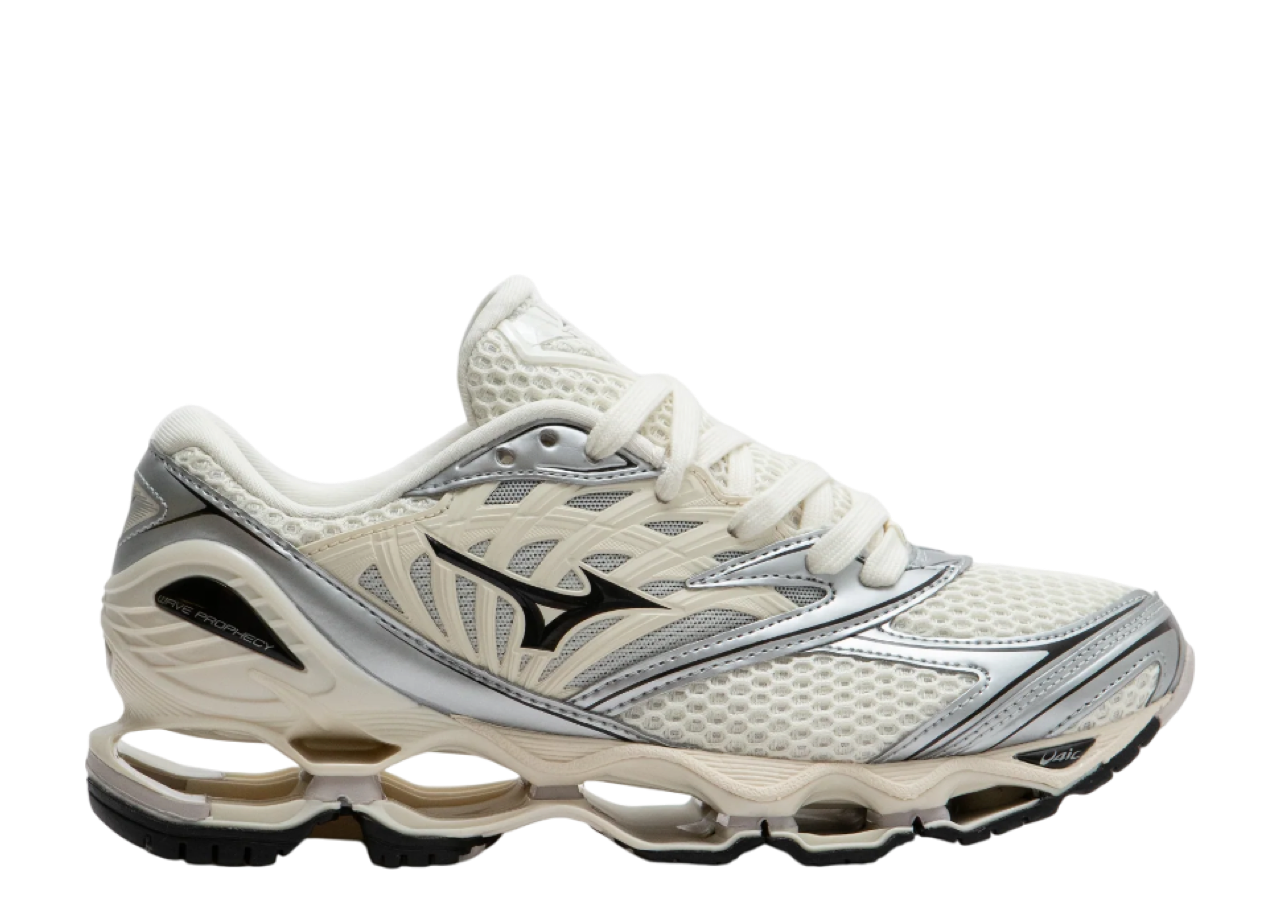 Mizuno Wave Prophecy LS Pristine Black Silver