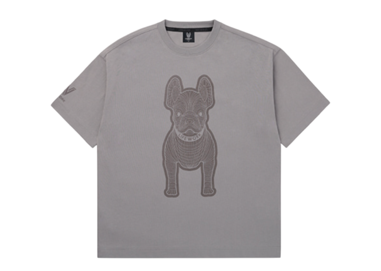 Lifework Silket Radog T-Shirt Light Grey