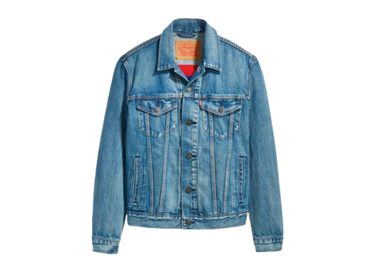 Levi's Chest Pocket Lapel Denim Jacket Blue