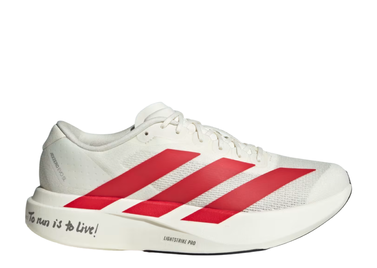 Adidas Adizero Evo SL Off White Better Scarlet