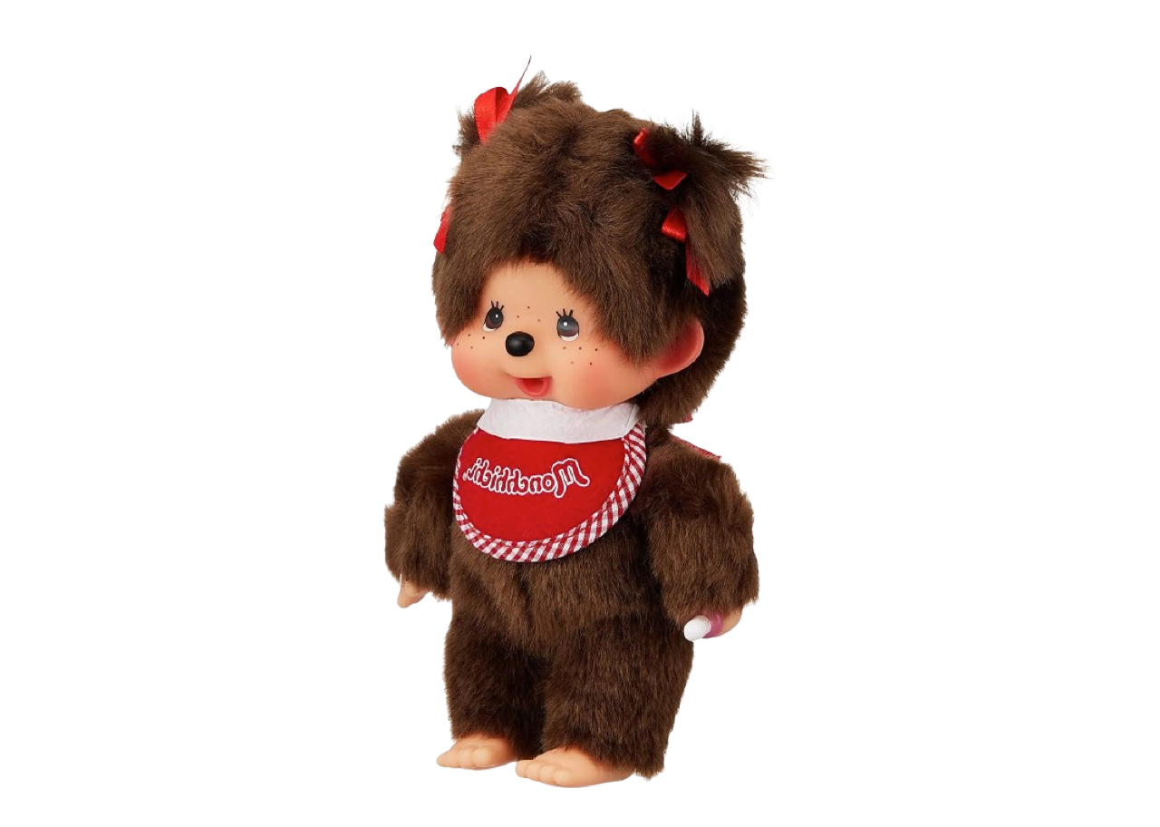 Monchhichi Premium Standard Brown Girl Twintail - photo 2