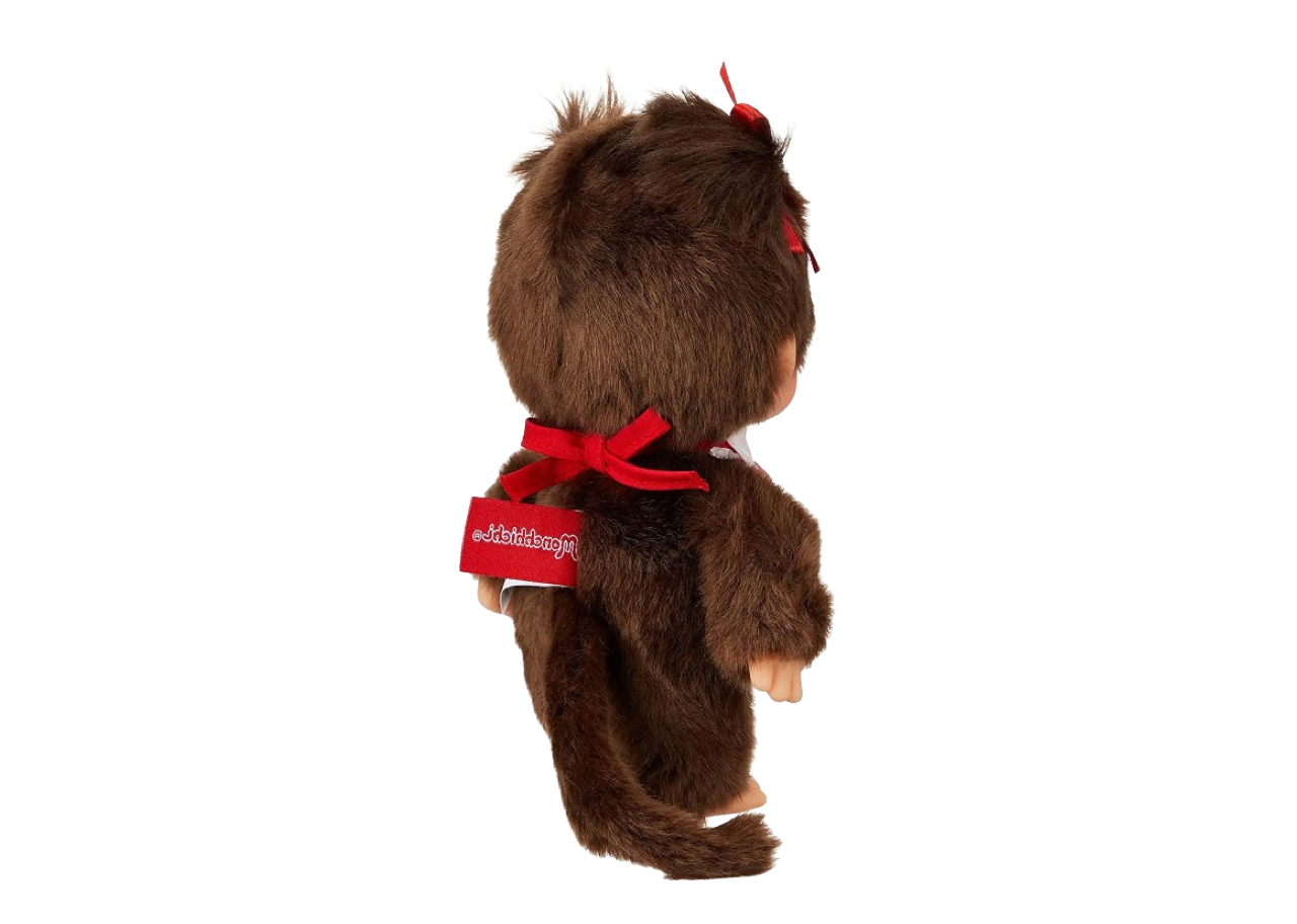 Monchhichi Premium Standard Brown Girl Twintail - photo 3