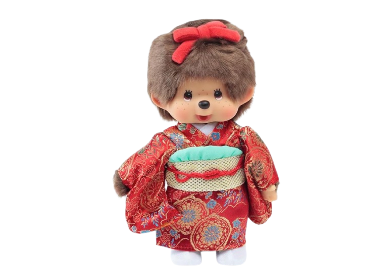 Monchhichi Kimono Girl Red