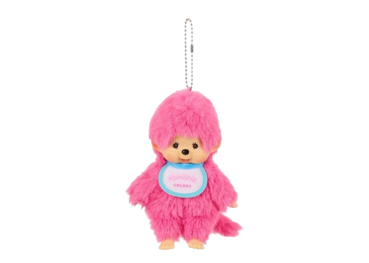 Monchhichi Colors Key Chain Pink