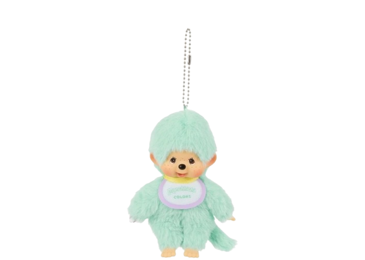 Monchhichi Colors Key Chain Green