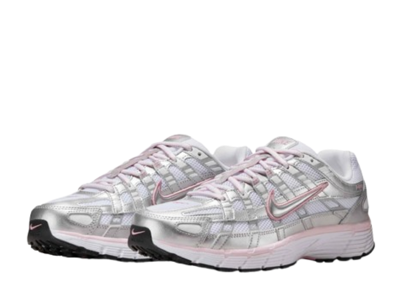 Nike P-6000 White Elemental Pink Metallic Silver (Women's) - photo 2