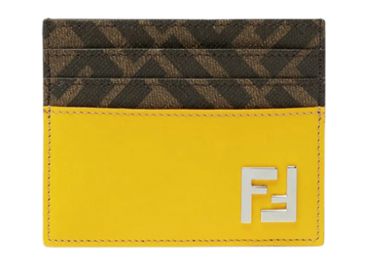 Fendi FF Squared Leather Card Holder