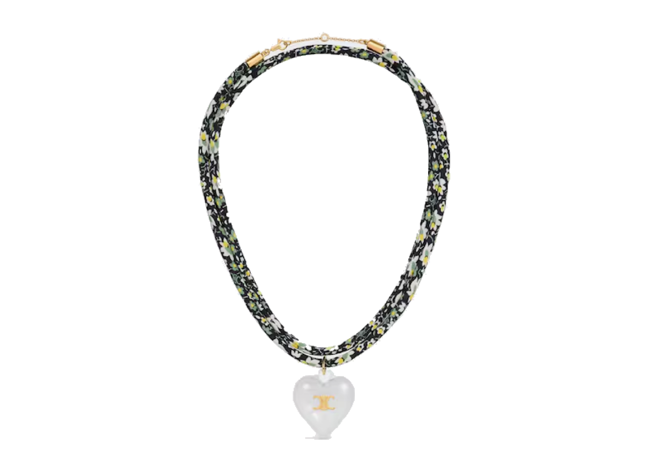 Celine Cœur Triomphe Necklace In Silk