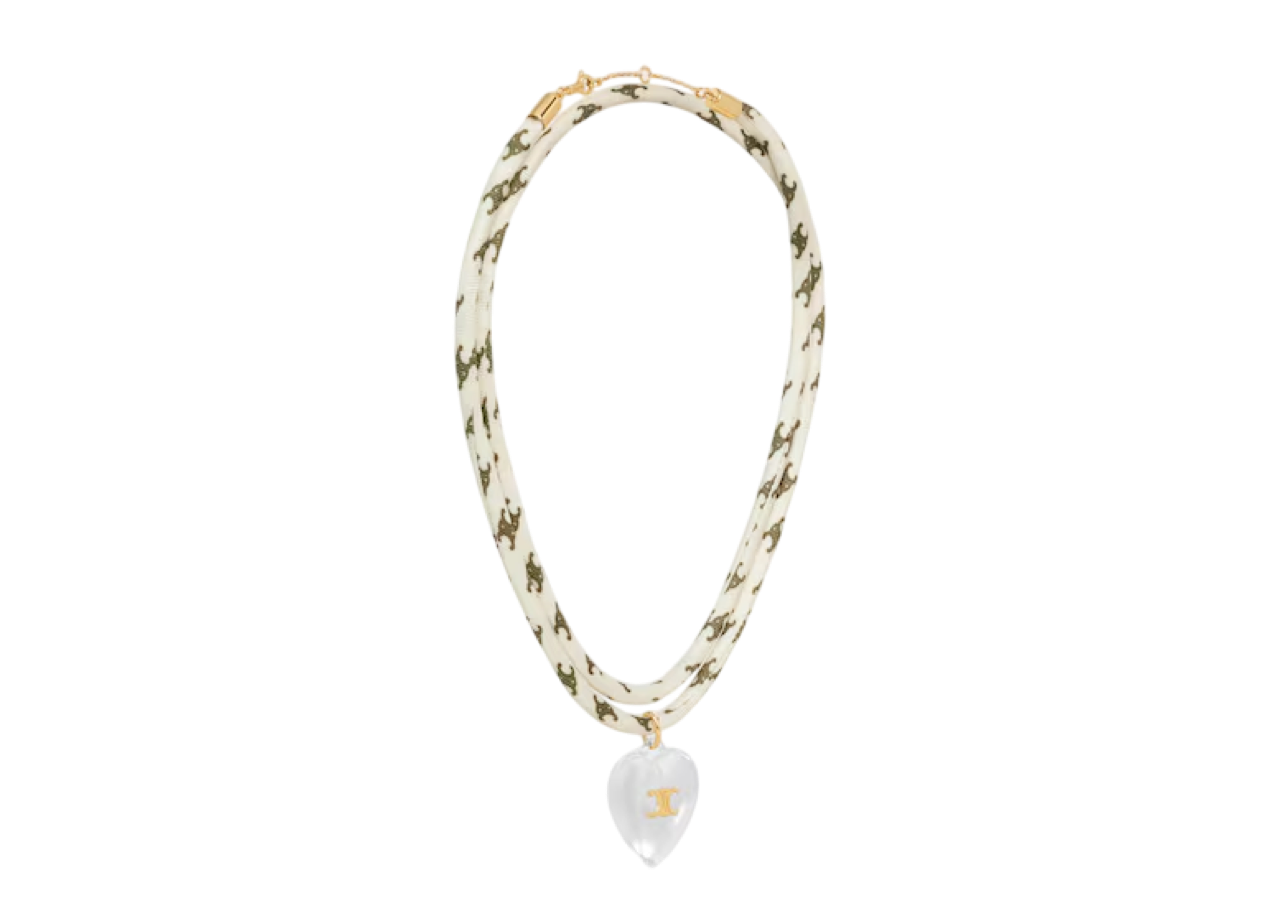 Celine Cœur Triomphe Necklace In Silk - photo 2