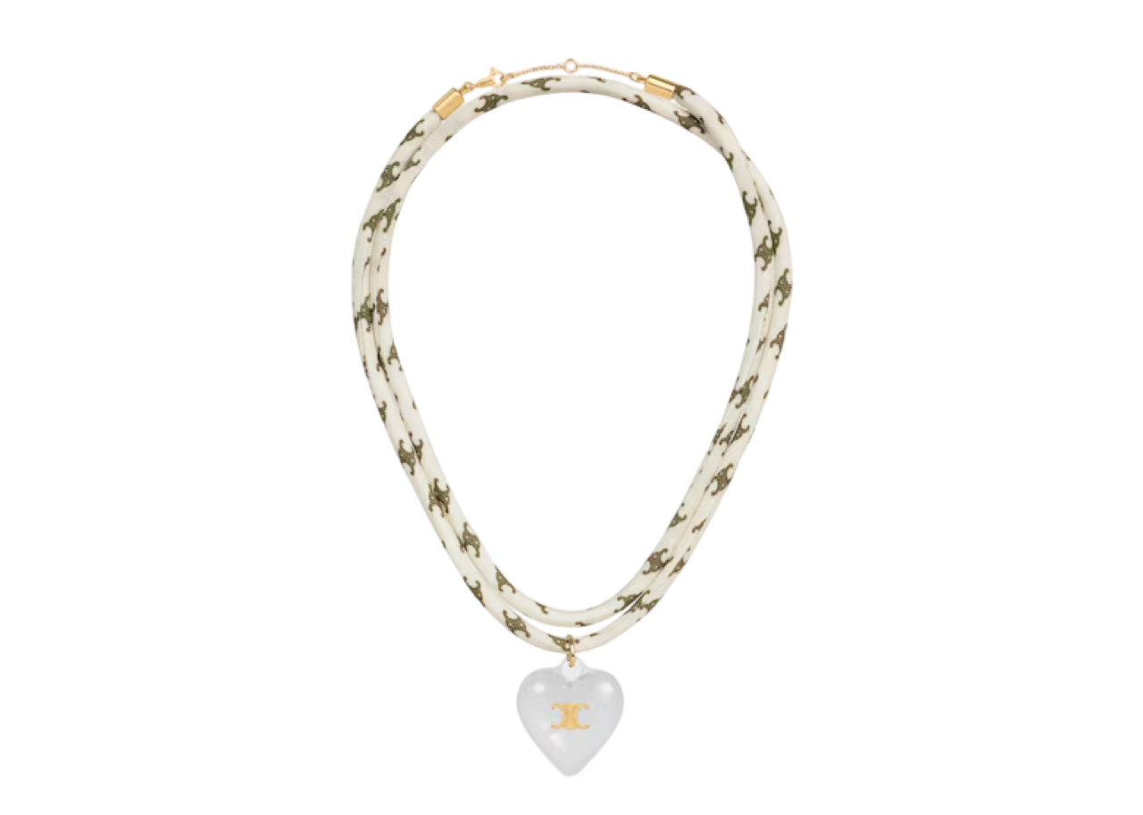 Celine Cœur Triomphe Necklace In Silk