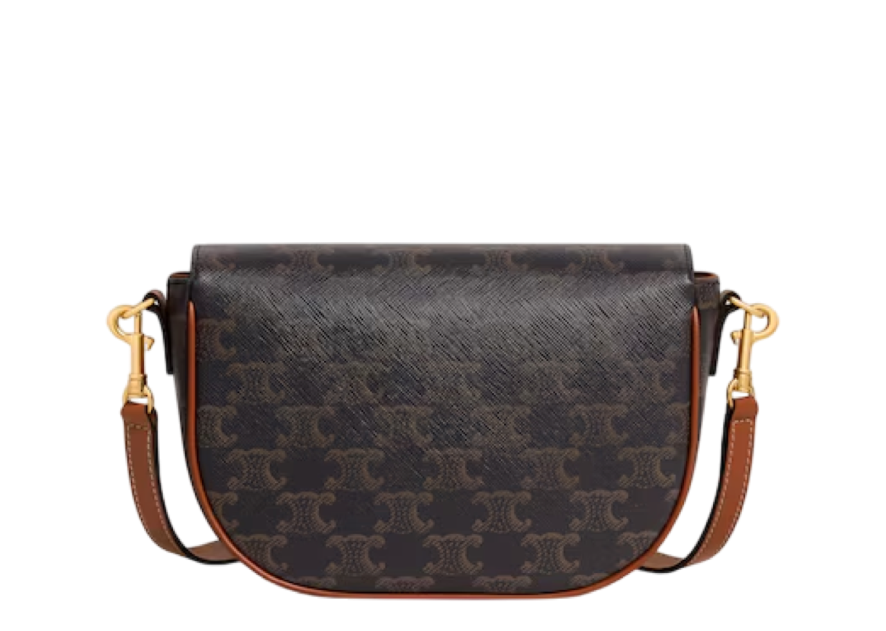 Celine Folco Shoulder Bag In Triomphe Tan - photo 2