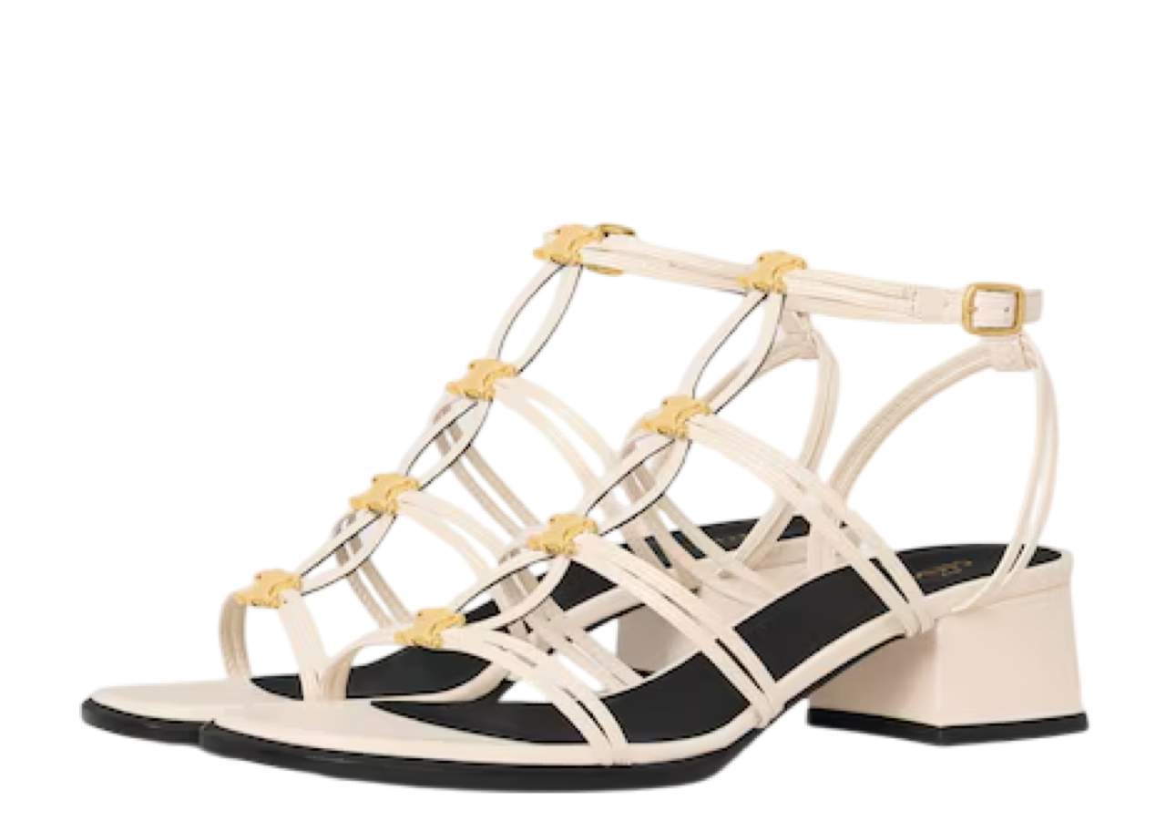 Celine Clemence Multi Triomphe Sandal Milk - photo 2