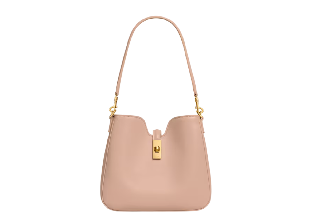 Celine Small Camille 16 Soft Bag In Smooth Soft Peach
