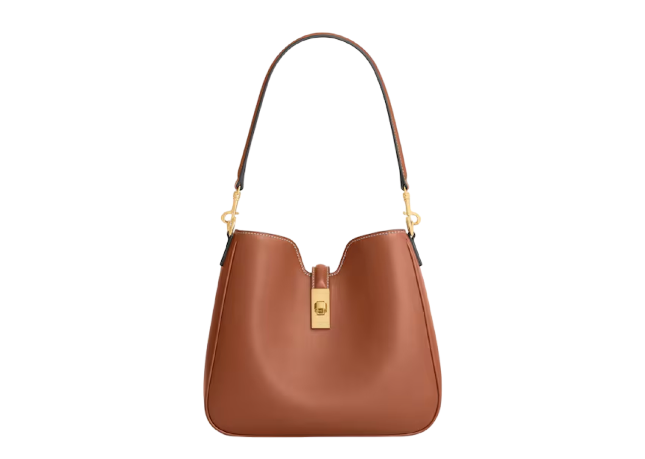 Celine Small Camille 16 Soft Bag In Smooth Tan