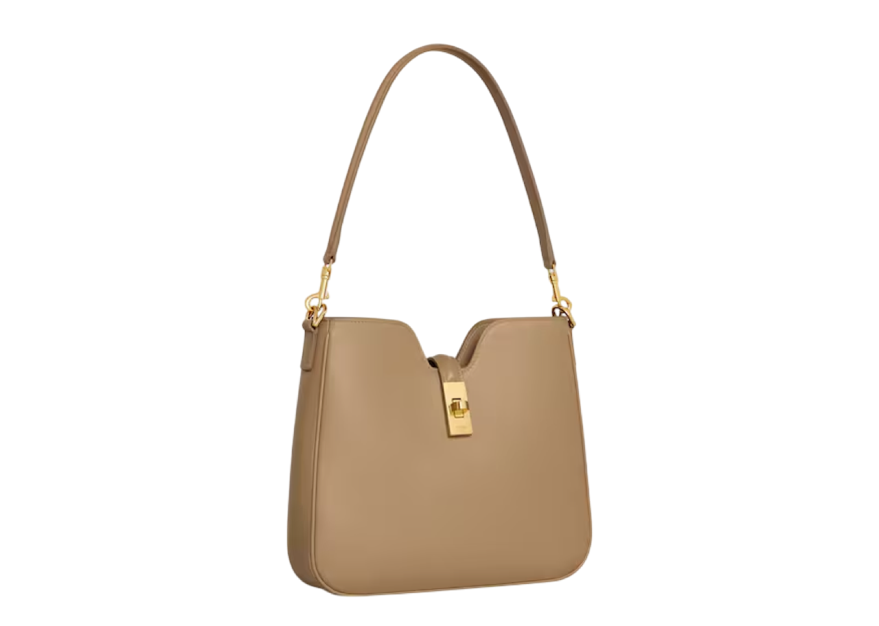 Celine Small Camille 16 Soft Bag In Smooth Smoked Brown - photo 2