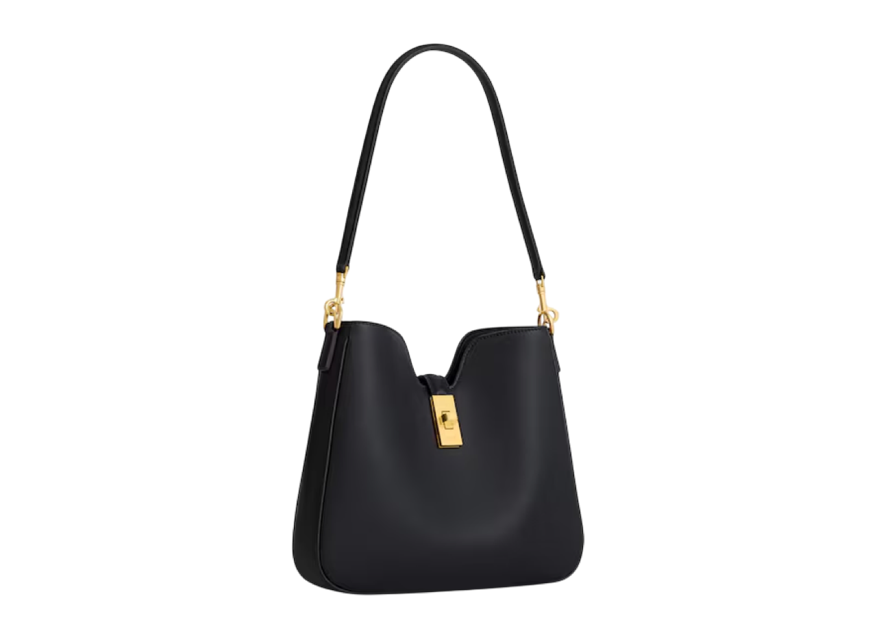 Celine Small Camille 16 Soft Bag In Smooth Black - photo 2