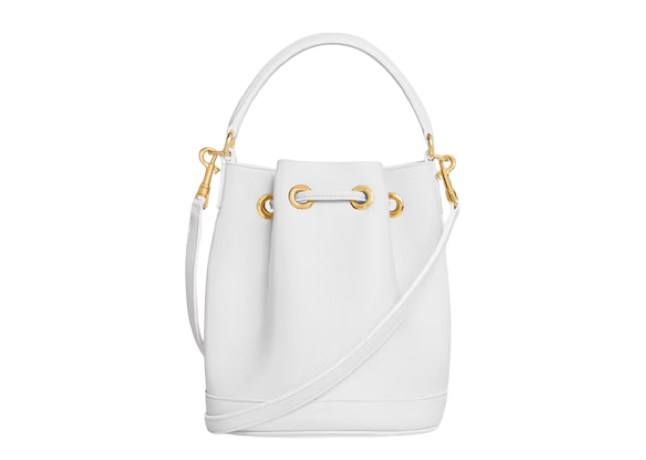 Celine Teen Clara Bag In Supple Grained Arctic White - photo 3