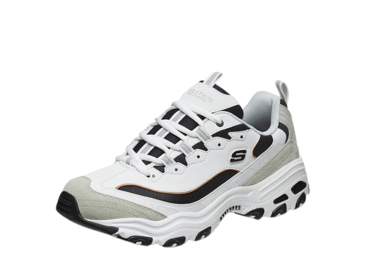 Skechers D'Lites 1.0 Low Running White Grey - photo 2