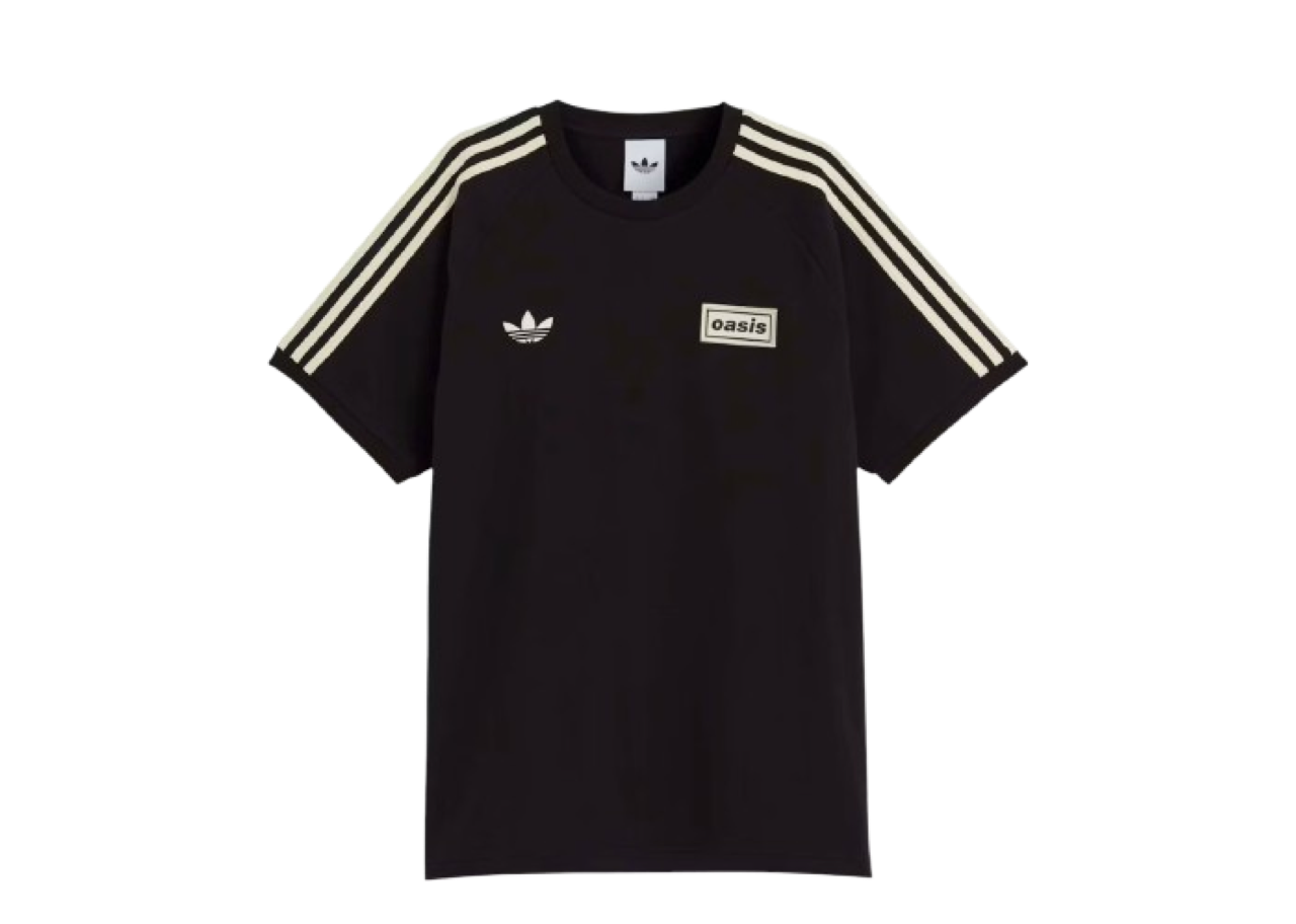 Adidas x Oasis Tour 3-Stripes T-Shirt Black