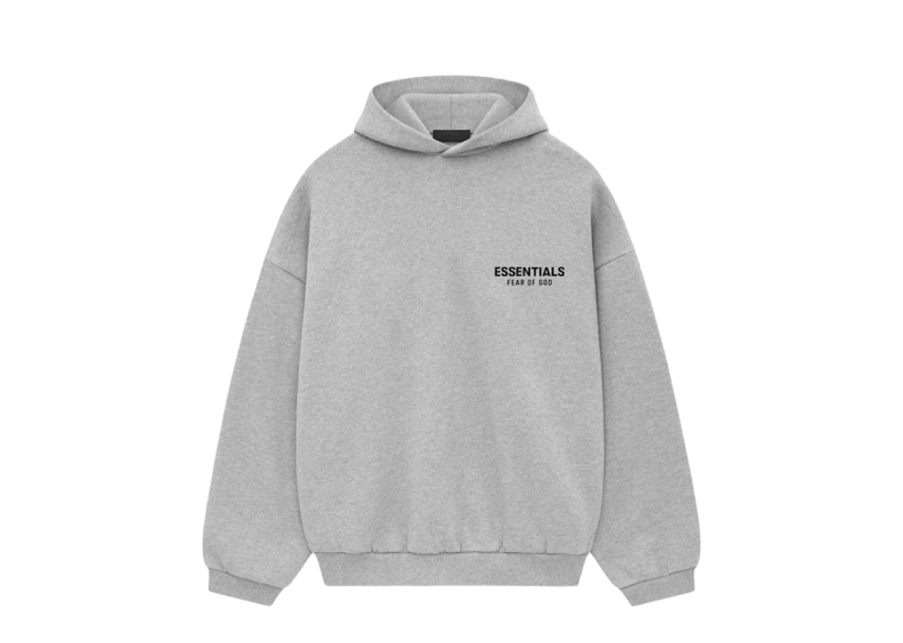 Fear of God Essentials Fleece Hoodie II Light Heather Grey