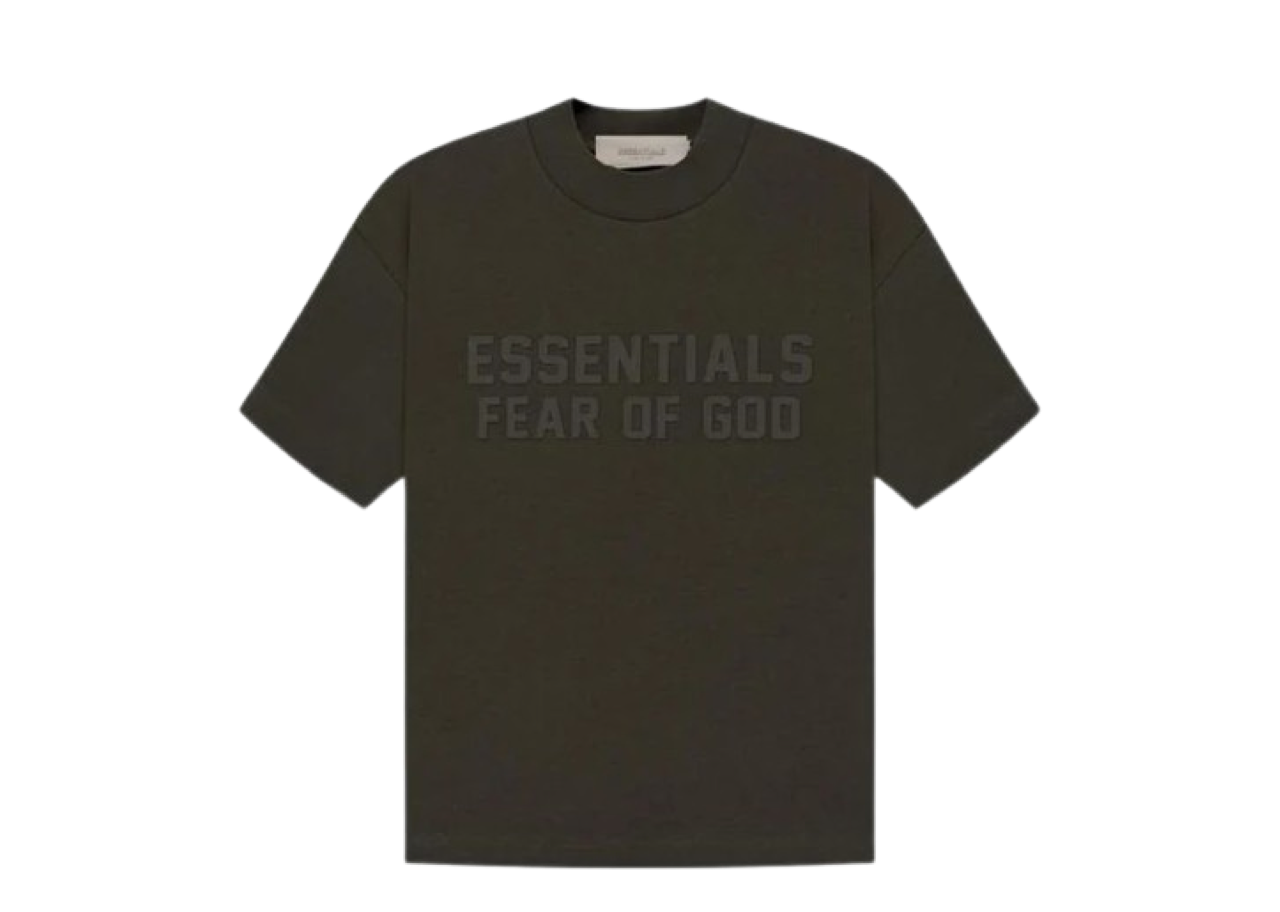 Fear of God Essentials SS23 SS T-Shirt Off Black Kids
