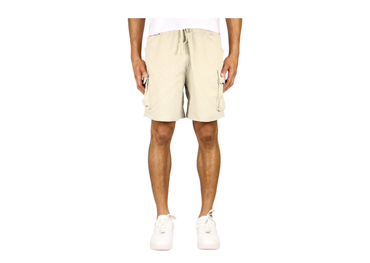Hyper Denim CloudFit Baggy Cargo Shorts Beige