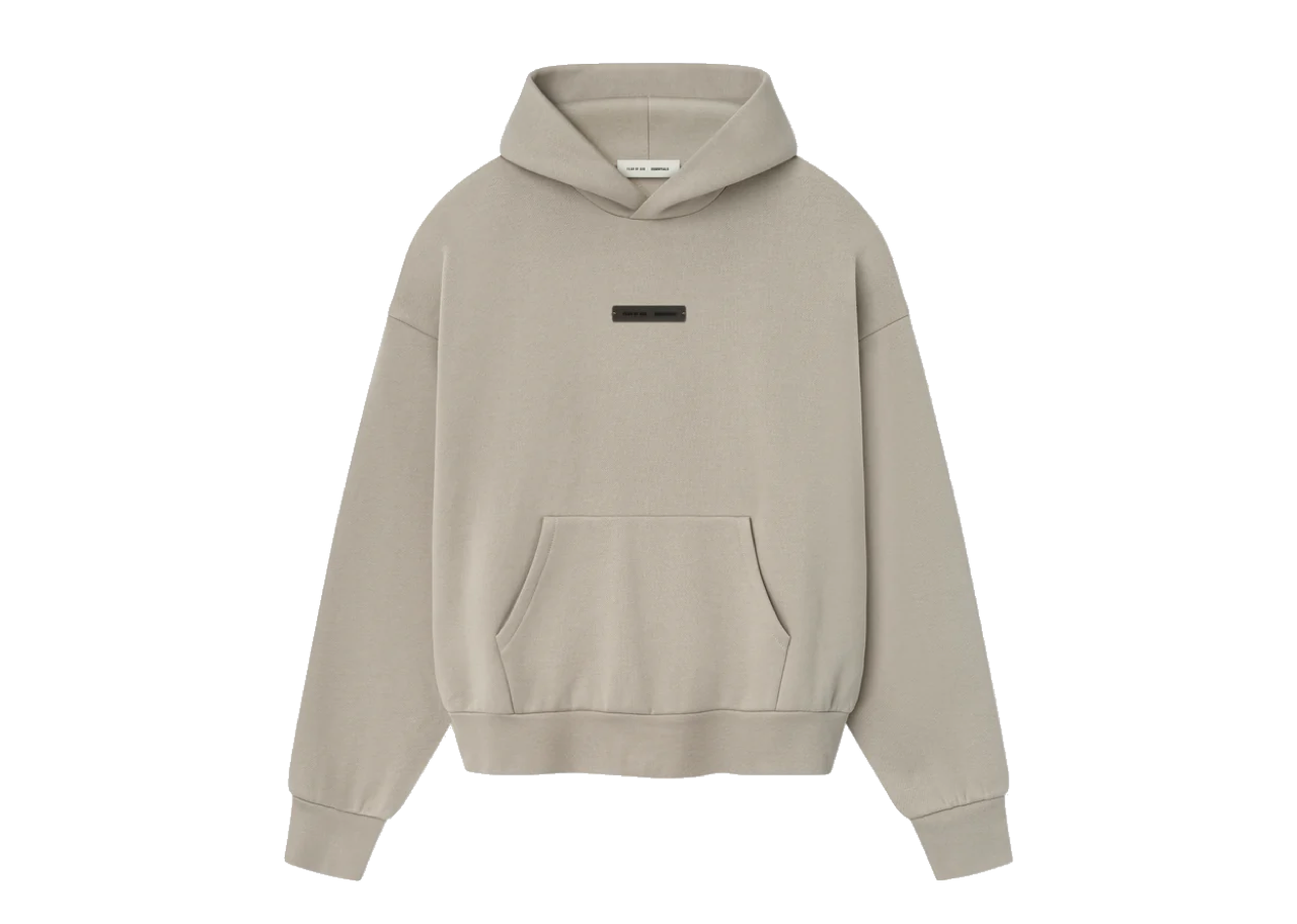 Fear of God Essentials Classic Fit Fleece Hoodie Timber