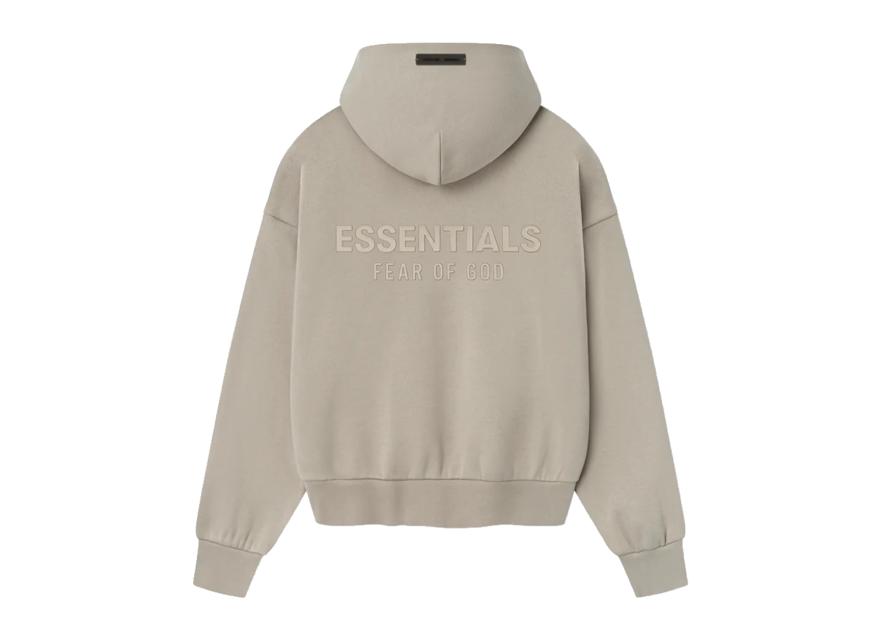 Fear of God Essentials Classic Fit Fleece Hoodie Timber - photo 2