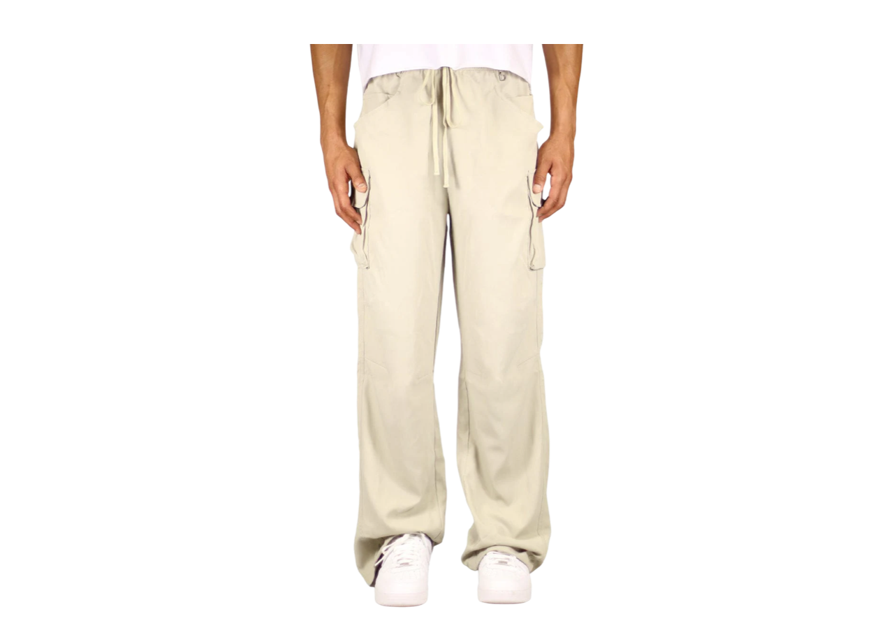 Hyper Denim CloudFit Baggy Cargo Pants Beige