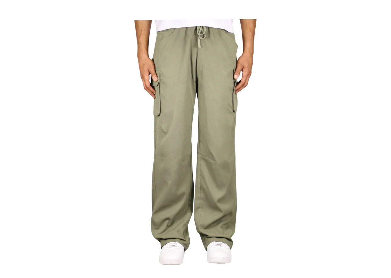 Hyper Denim CloudFit Baggy Cargo Pants Olive