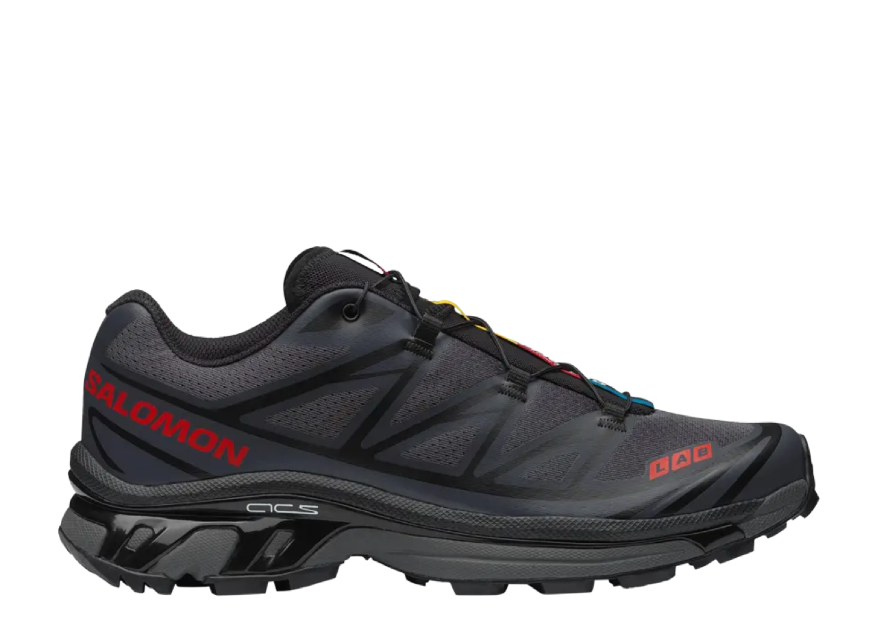 Salomon XT-6 JJJJound Black Fiery Red