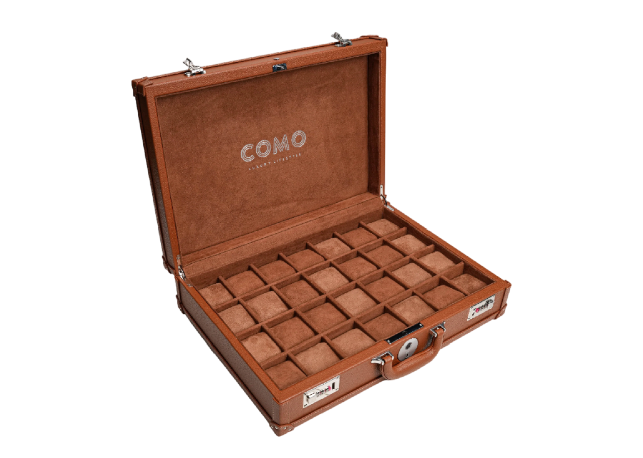 Como Watch Box 28 Leather Brown Edition - photo 3