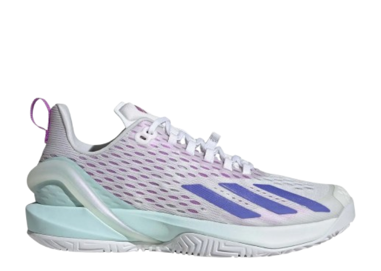 Adidas Adizero Cybersonic Cloud White Cobalt Blue Semi Flash Aqua (Women's)