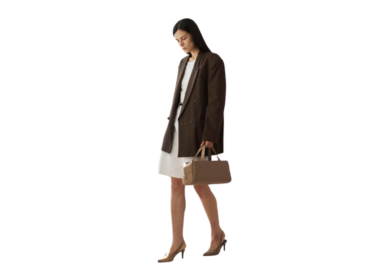 Lecc Project Mod Bowling Bag Medium Taupe - photo 3