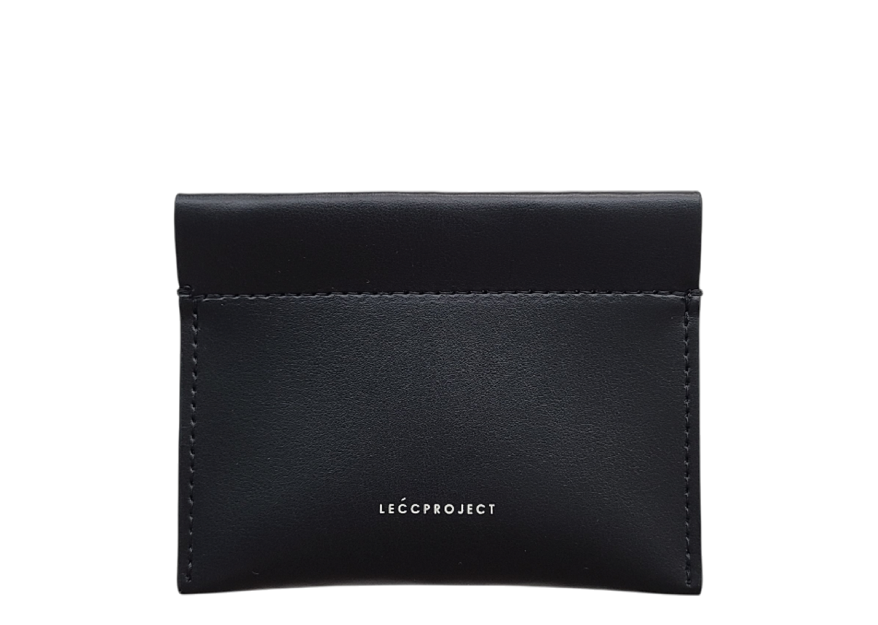Lecc Project Log Top Pouch Medium Black