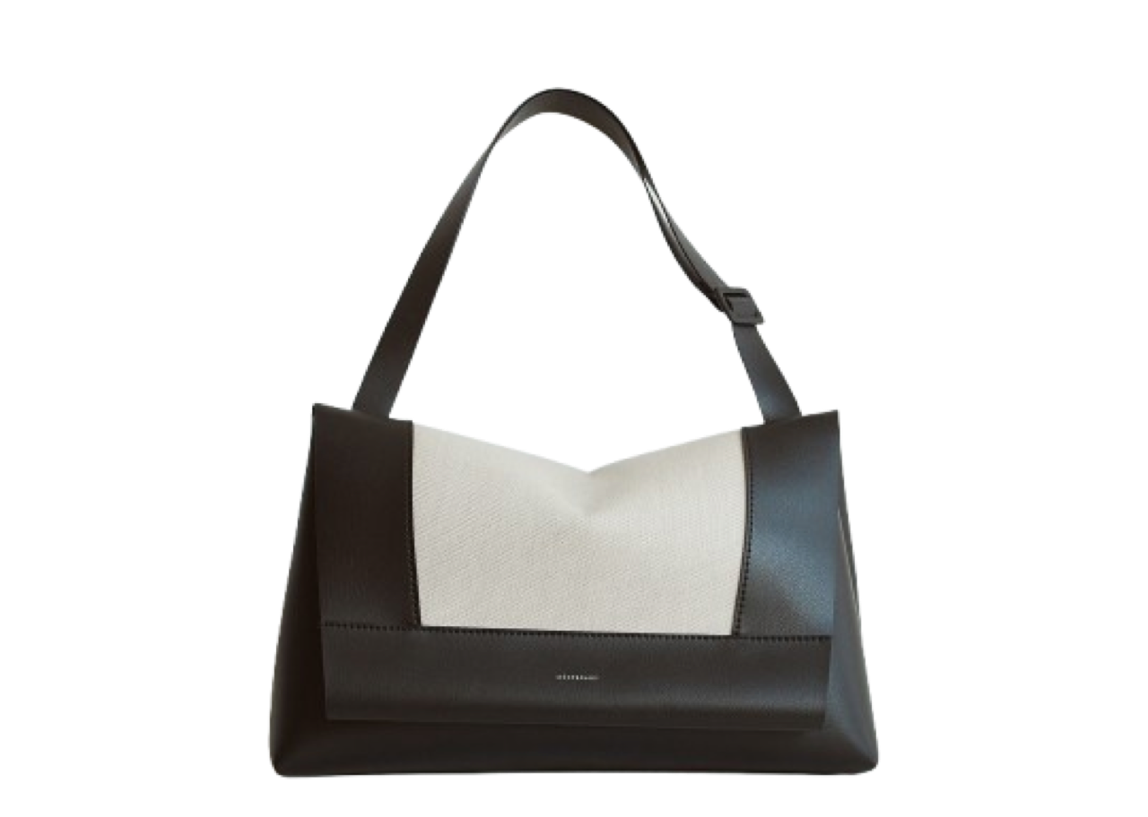Lecc Project Mod Flap Bag Large Combi Black