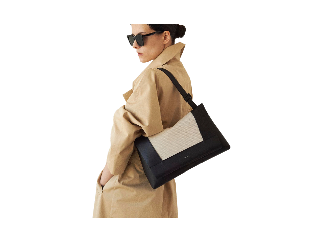 Lecc Project Mod Flap Bag Large Combi Black - photo 3