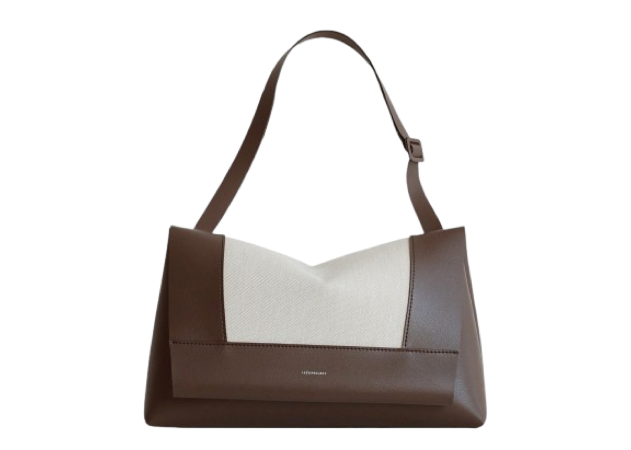 Lecc Project Mod Flap Bag Large Combi Brown