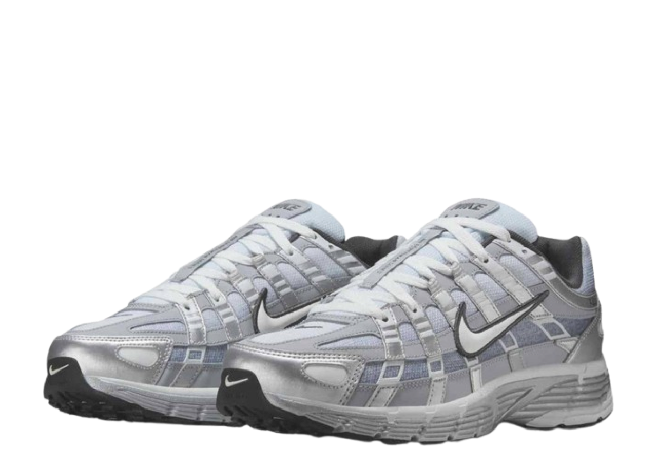 Nike P-6000 Metallic Silver Summit White Wolf Grey - photo 2
