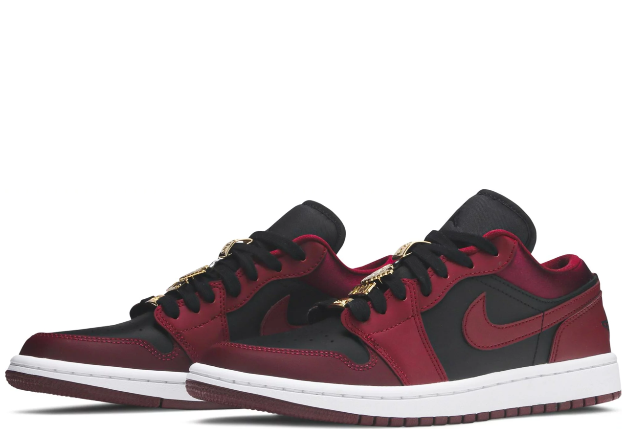 Air Jordan 1 Low Dark Beetroot Black (Women's) - photo 2